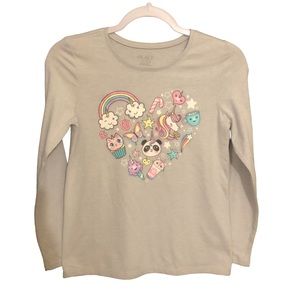 The Children’s Place Girls Graphic Long Sleeve Top